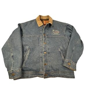 Sportsmaster Vintage 80s Blanket Lined Denim Trucker Jacket M Made in USA